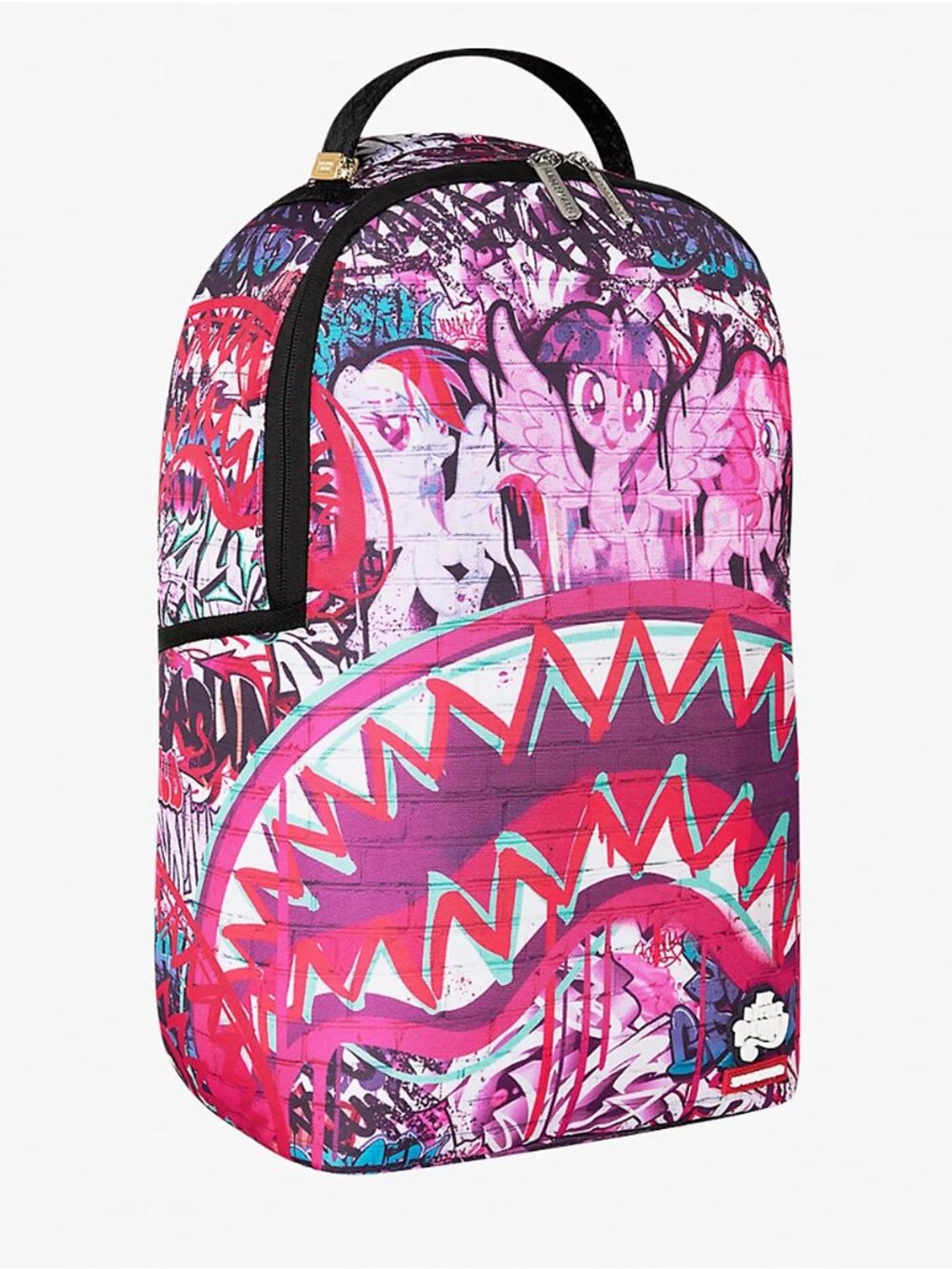 Sprayground x My Little Pony Graffiti Pink Backpack - Picture 2 of 7